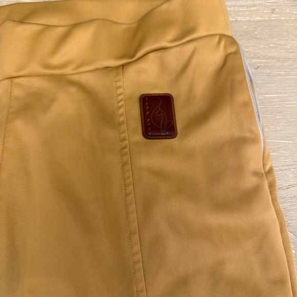 Baby Phat Tan Mustard Gold Casual Flared Track Pants - Picture 2 of 11